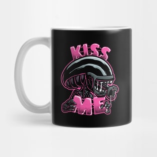 Kiss Me - Pink Mug
